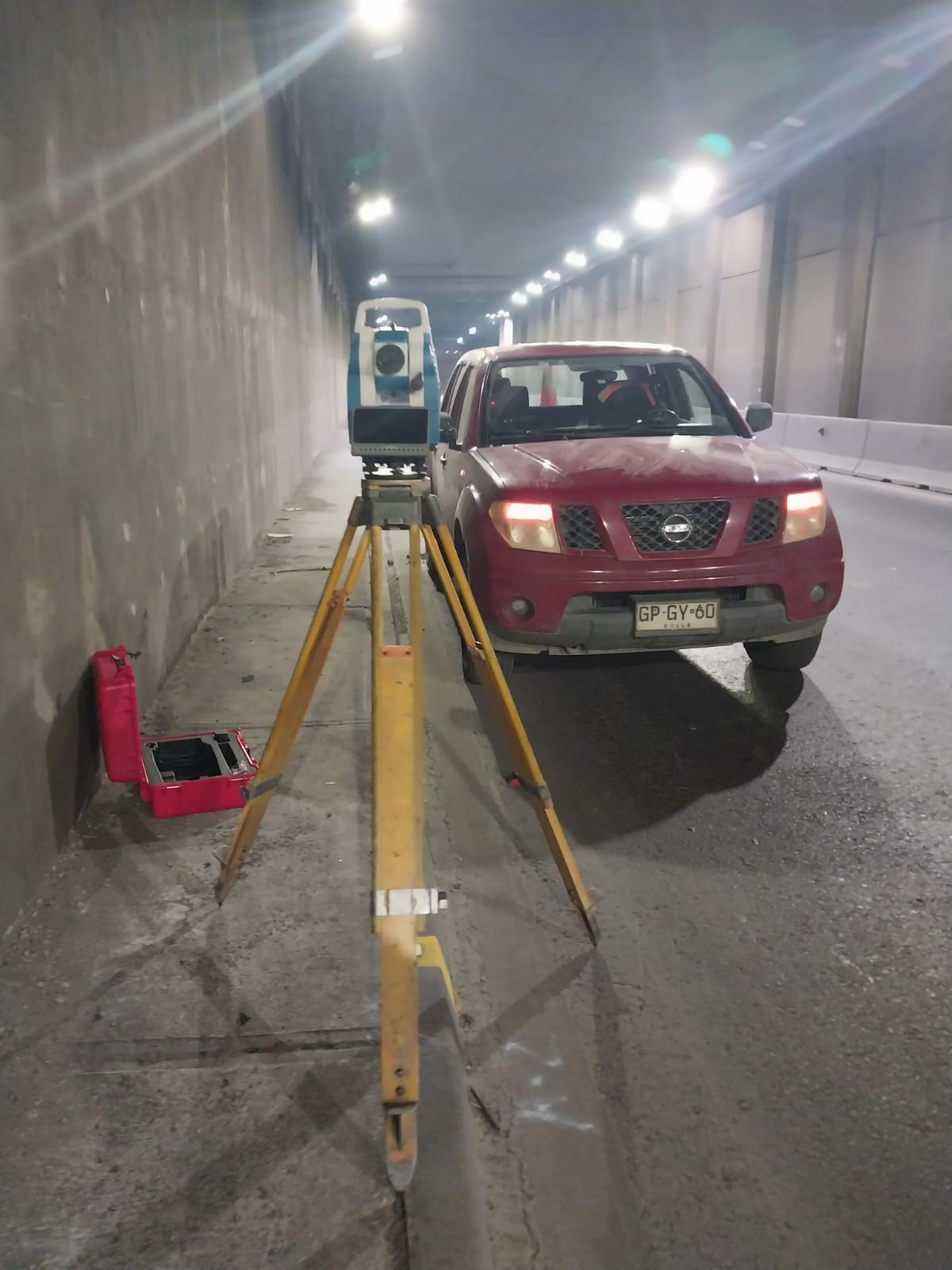 APEKS AM02i highway tunnel construction site in Chile