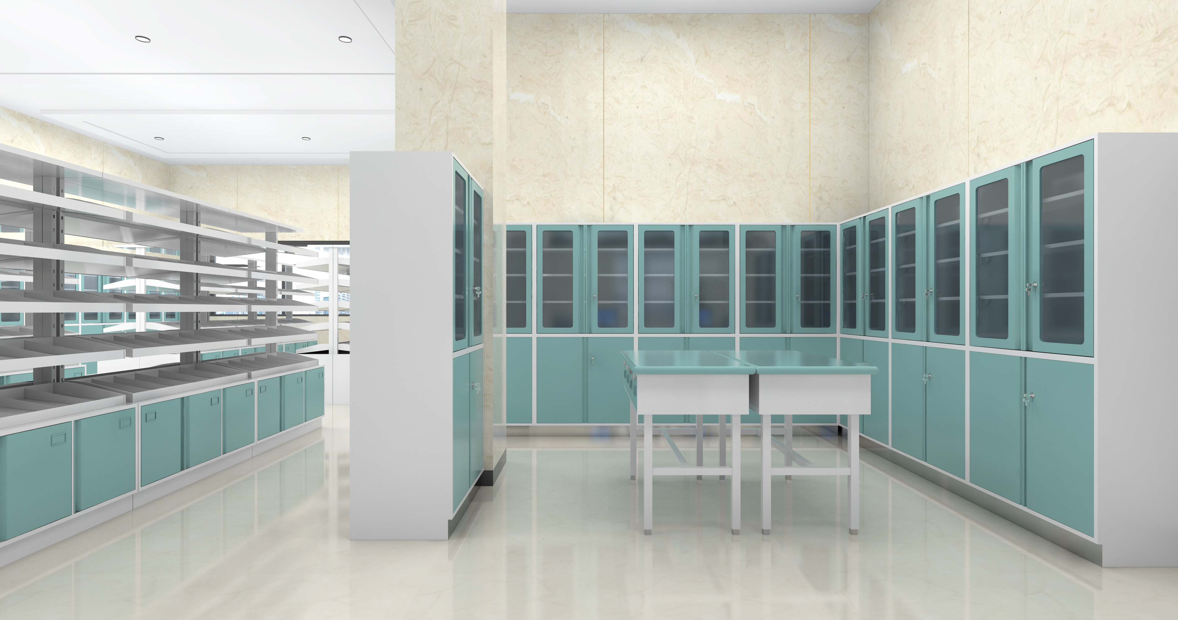 青绿角落型药房