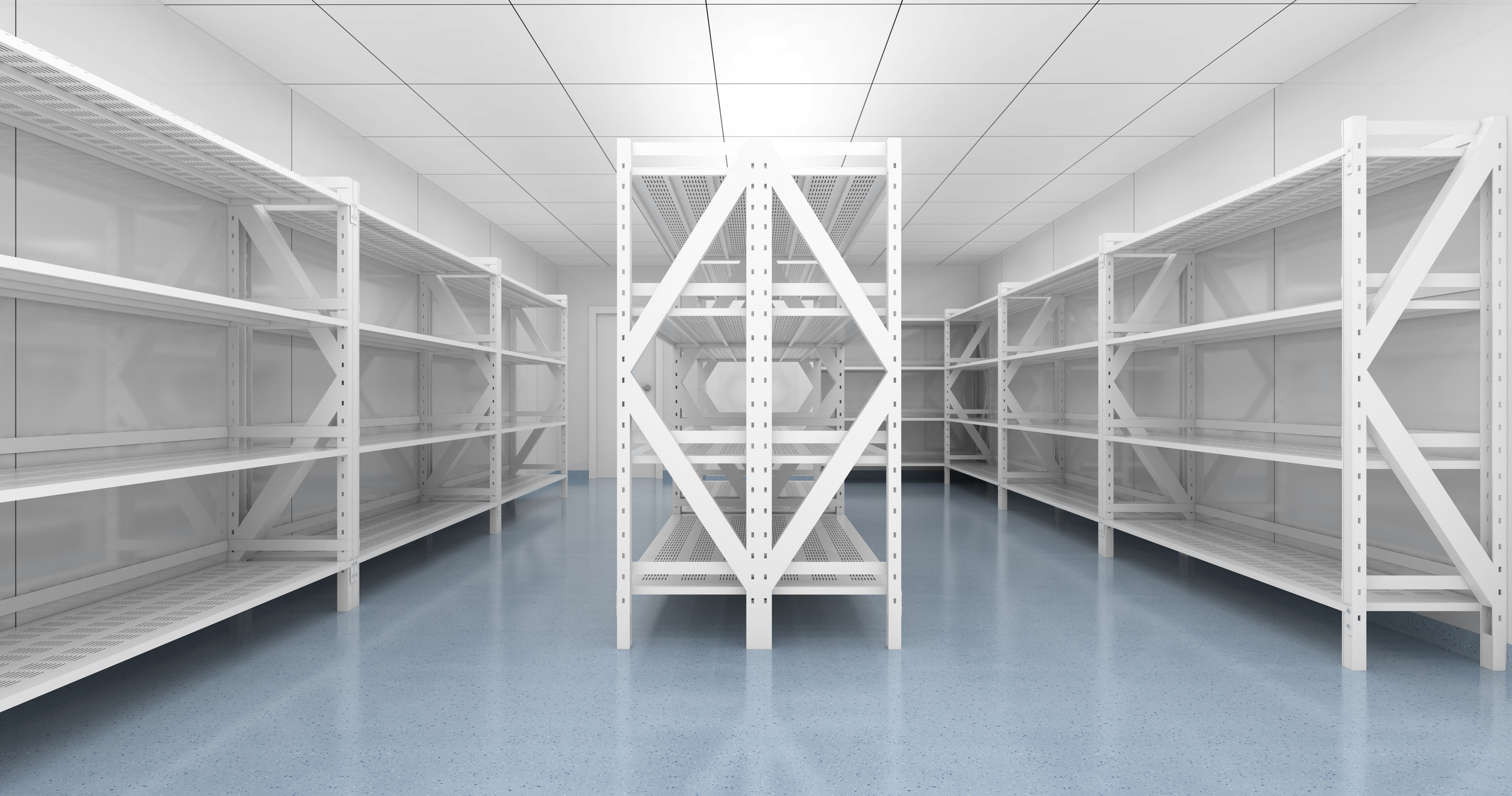 全白开放式仓库