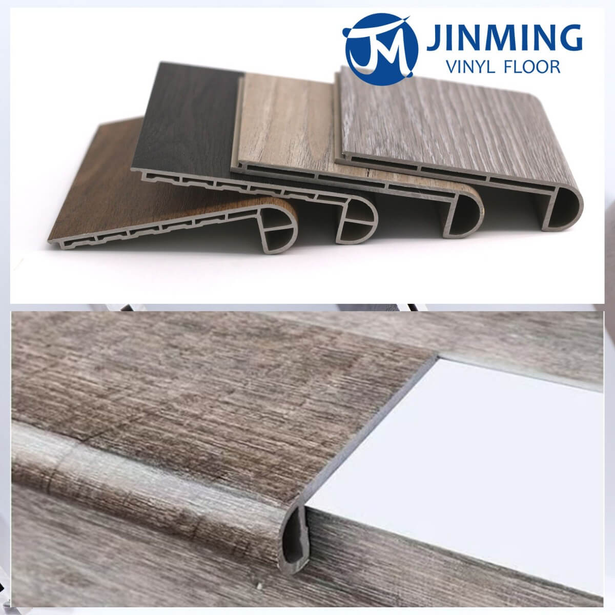 Accessori per pavimenti Jinming SPC e WPC per gradini, il miglior partner per pavimenti