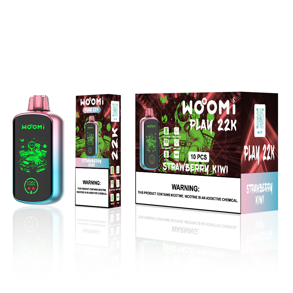Woomi Play 22000 Full Screen Turbo Mode Disposable Vape -- Watermelon Ice