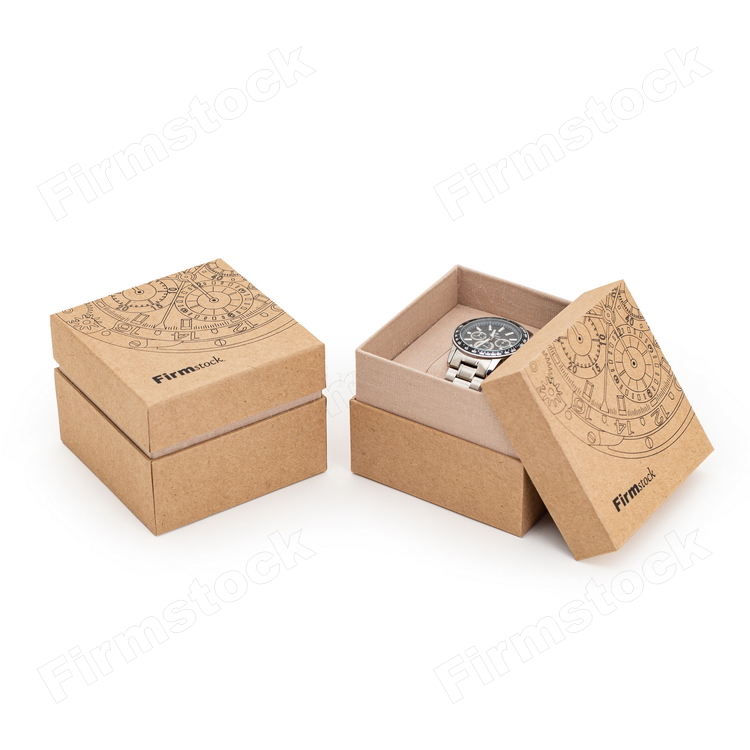 Umweltfreundliches Uhrenpaket aus Kraftpapier …