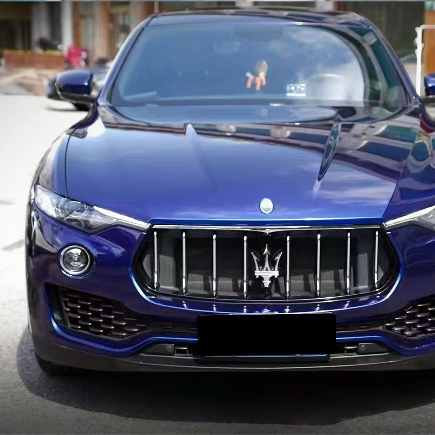 ฟิล์มไวนิล PET ติดรถยนต์ Porsche Gentian Blue Gloss Metallic Original Paint