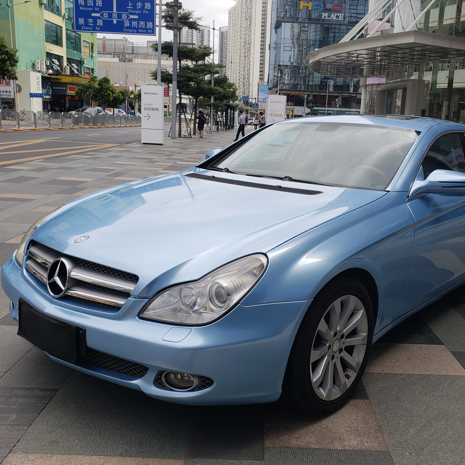 PET VINYL WRAP Bentley Misty Blue 5.jpg