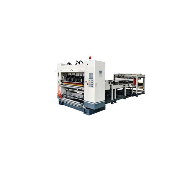 machine de découpe et d'empilage de carton ondulé simple face par ordinateur
