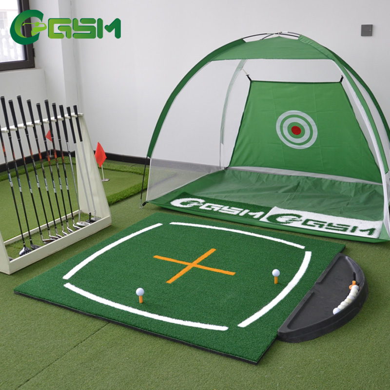 Golf Chiping Mats Tsav Nkoj Mat Golf Qhia Mat rau Kev Kawm Golf 3D15BYJ +