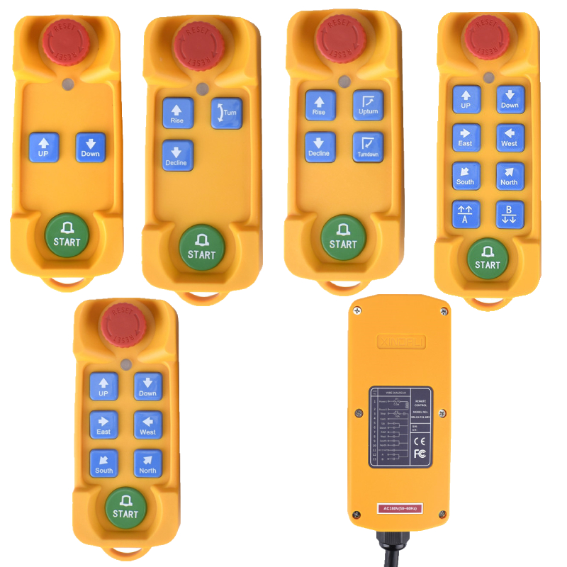 XDL19 Series Industrial Wireless Remote Controller For Crane Hoist Lift Tailgate