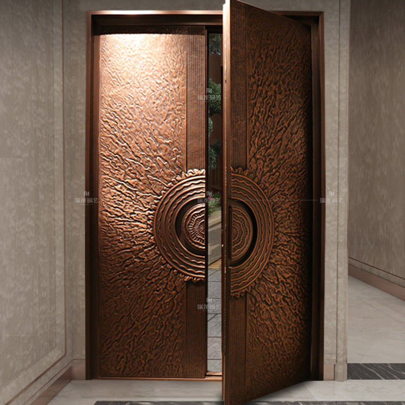 Lucky Star Artisan Copper Villa Blessing Door