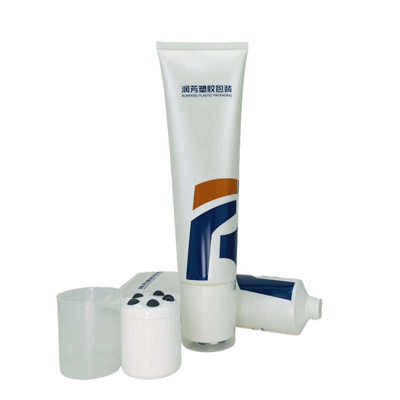 D50 Plastic Roller Tube 5 Balls Cosmetic Soft Tube Packaging Private Logo