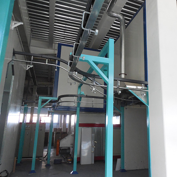 Efficient Overhead Monorail Conveyor System for Painting Lines