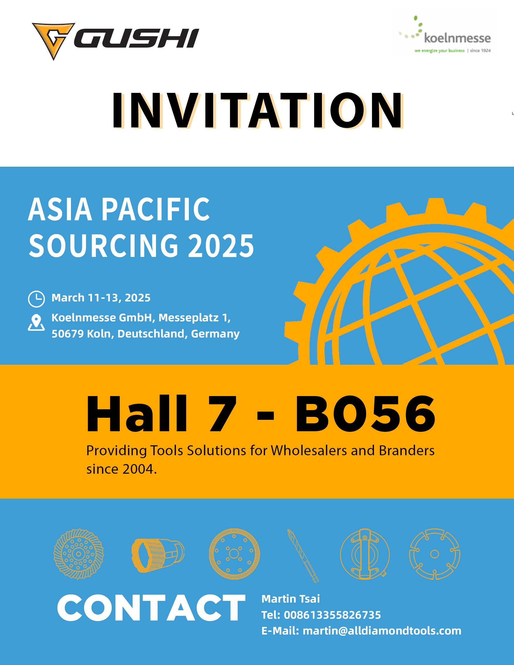Waiting For You At Hall 7-B056 Booth Of Koelnmesse Tomorrow! 